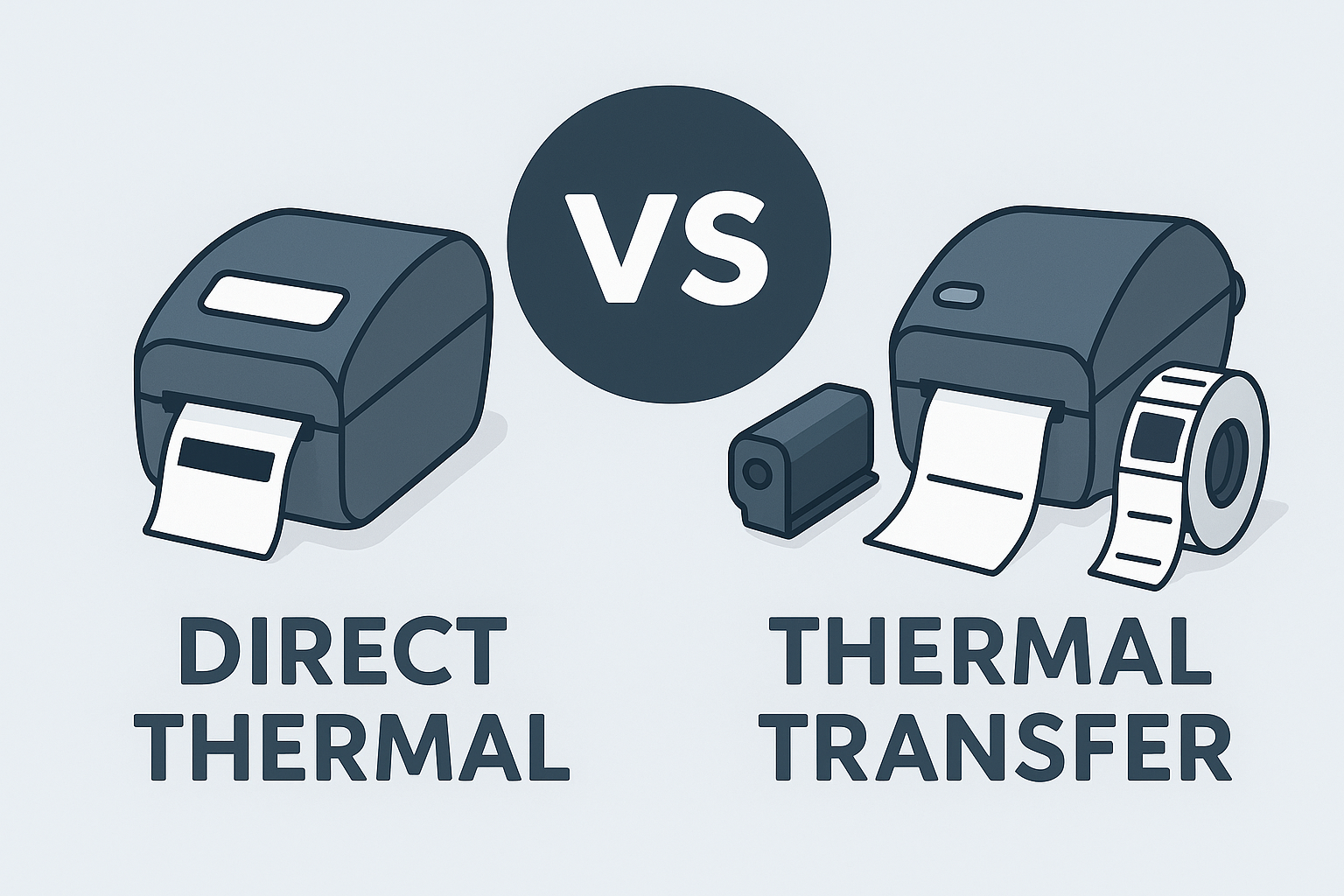 Direct Thermal vs Thermal Transfer: What’s the Difference?