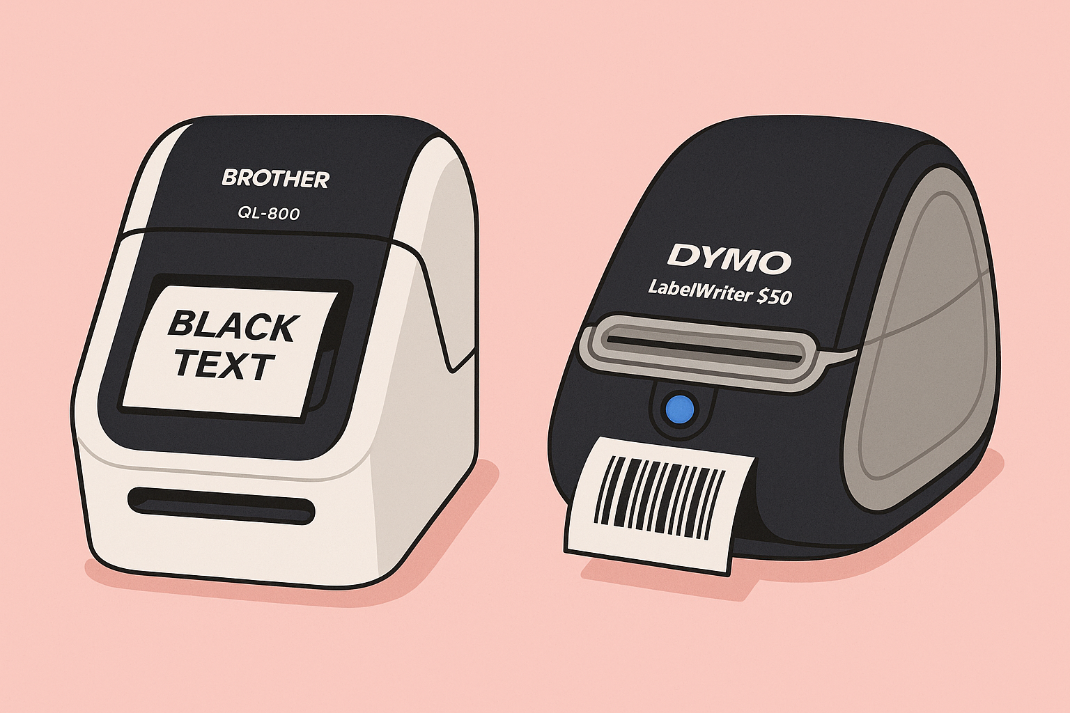 Brother QL-800 – alternative to Dymo LabelWriter 550
