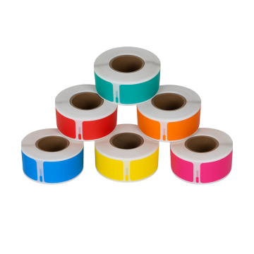 Dymo 11352 colored compatible labels