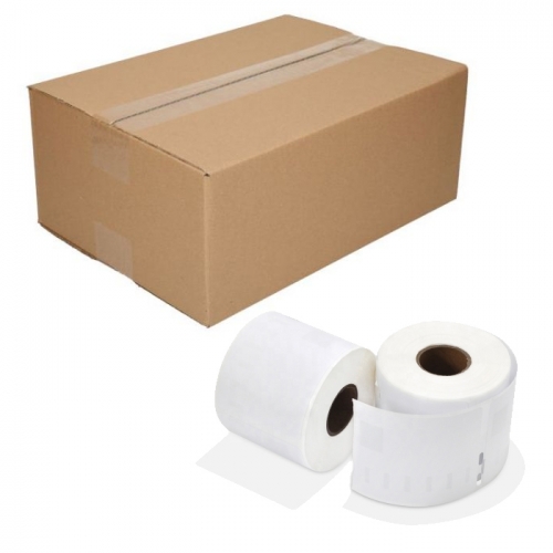 10 rolls Seiko SLP-DRL compatible labels, 54 x 70mm, 320 labels