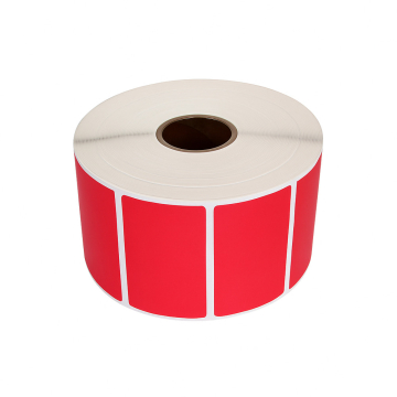 Zebra 57 x 32 compatible labels red