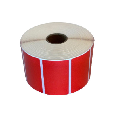 JINO red labels, 57 x 32mm, 1500 labels
