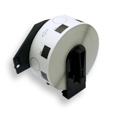 Brother DK-11218 compatible labels, Ø 24mm, 1000 labels