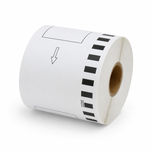 Brother DK-22205 compatible labels without holder, 62mm x 30,48m