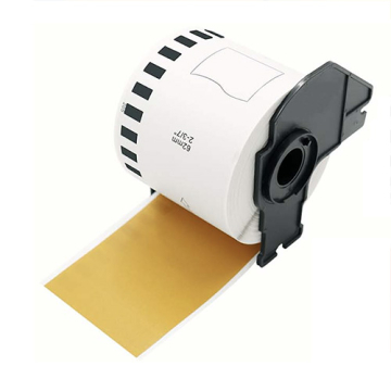 Brother DK-22205 compatible labels gold