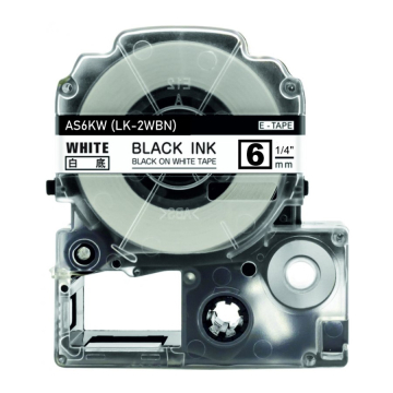 Epson LK-2WBN compatible letter tape