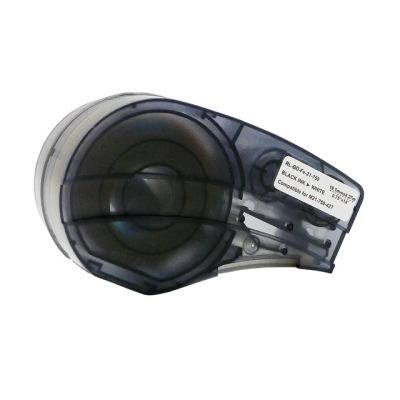 Brady M21-750-427 compatible labeltape, black on white, 19,1mm x 4,88m