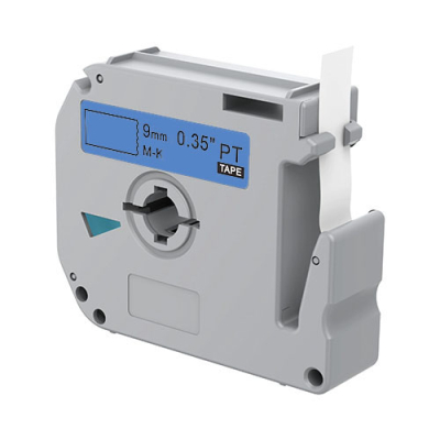 Brother M-K521 compatible labeltape, black on blue, 9mm x 8m