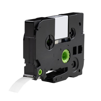 Brother TZe-135 compatible labeltape, white on clear, 12mm x 8m