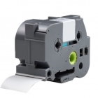 Brother TZe-162 compatible labeltape, red on clear, 36mm x 8m