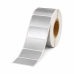 Thermal labels silver, 51 x 25mm, plastic, 2580 labels, thermal transfer