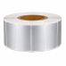 Thermal labels silver, 51 x 25mm, plastic, 2580 labels, thermal transfer