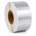 Zebra compatible labels silver, 51 x 25mm, plastic, 2580 labels, thermal transfer