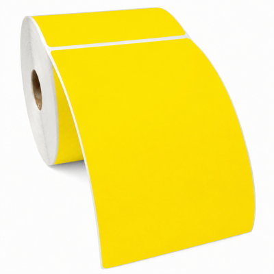 Zebra 102 x 210 compatible labels yellow